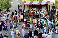 Mit einem phantastischen Spektakel und die Verabschiedung aller Akteure, endete das 28. Mittelalterfest von Bad Langensalza Bild: Mit einem phantastischen Spektakel und die Verabschiedung aller Akteure, endete das 28. Mittelalterfest von Bad Langensalza