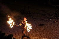 Atemberaubendes Feuerspektakel auf dem Töpfermarkt in Bad Langensalza Bild: Atemberaubendes Feuerspektakel auf dem Töpfermarkt in Bad Langensalza