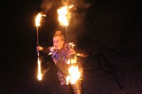Atemberaubendes Feuerspektakel auf dem Töpfermarkt in Bad Langensalza Bild: Atemberaubendes Feuerspektakel auf dem Töpfermarkt in Bad Langensalza