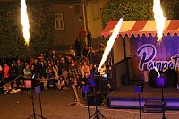 Atemberaubendes Feuerspektakel auf dem Töpfermarkt in Bad Langensalza Bild: Atemberaubendes Feuerspektakel auf dem Töpfermarkt in Bad Langensalza