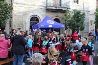 Bild: Vorstellung des neuen THC-Teams gestern auf dem Langensalzaer Neumarkt