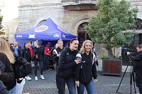 Bild: Vorstellung des neuen THC-Teams gestern auf dem Langensalzaer Neumarkt