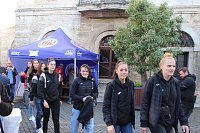 Bild: Vorstellung des neuen THC-Teams gestern auf dem Langensalzaer Neumarkt