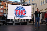 Bild: Vorstellung des neuen THC-Teams gestern auf dem Langensalzaer Neumarkt