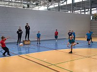 Zweifelderball-Turnier in der Salza Halle Bild: Zweifelderball-Turnier in der Salza Halle