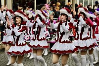 Bild: ZUm Karnevalsumzug zog es viele Jecken in die Stadt Bad Langensalza