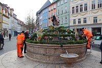 Bild: Fr&uuml;hjahrsputz am Bad Langensalzaer Rathaus