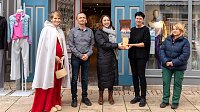 Bild: Die Boutique Splash in der Marktstra&szlig;e landete auf dem dritten Platz nd erhielt eine Bronzeschaufel
