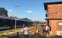 Bild: Abendzug hat Ro&szlig;leben erreicht (Archiv)