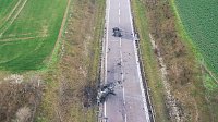 Unfallstelle in Luftaufnahmen Bild: Unfallstelle in Luftaufnahmen