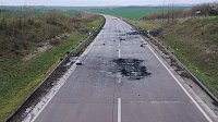 Unfallstelle in Luftaufnahmen Bild: Unfallstelle in Luftaufnahmen