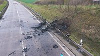 Unfallstelle in Luftaufnahmen Bild: Unfallstelle in Luftaufnahmen