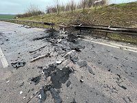 Tagbilder der Unfallstelle Bild: Tagbilder der Unfallstelle