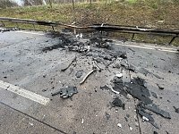 Tagbilder der Unfallstelle Bild: Tagbilder der Unfallstelle
