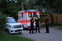 Großeinsatz in der Gemeinschaftsunterkunft Obermehler Bild: Großeinsatz in der Gemeinschaftsunterkunft Obermehler