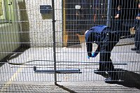 Großeinsatz in der Gemeinschaftsunterkunft Obermehler Bild: Großeinsatz in der Gemeinschaftsunterkunft Obermehler