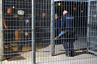 Großeinsatz in der Gemeinschaftsunterkunft Obermehler Bild: Großeinsatz in der Gemeinschaftsunterkunft Obermehler