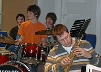 Bild: Landesjugendbigband probt