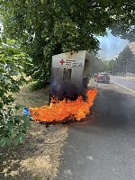 Brand in der Poststarße Bild: Brand in der Poststarße