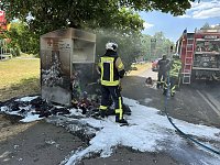 Brand in der Poststarße Bild: Brand in der Poststarße