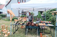 Peter Blei auf dem 31. Kunstmarkt in Friedrichsrode Bild: Peter Blei auf dem 31. Kunstmarkt in Friedrichsrode