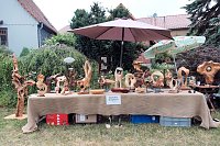 Peter Blei auf dem 31. Kunstmarkt in Friedrichsrode Bild: Peter Blei auf dem 31. Kunstmarkt in Friedrichsrode