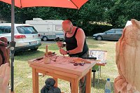 Peter Blei auf dem 31. Kunstmarkt in Friedrichsrode Bild: Peter Blei auf dem 31. Kunstmarkt in Friedrichsrode