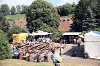 Peter Blei auf dem 31. Kunstmarkt in Friedrichsrode Bild: Peter Blei auf dem 31. Kunstmarkt in Friedrichsrode