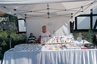 Peter Blei auf dem 31. Kunstmarkt in Friedrichsrode Bild: Peter Blei auf dem 31. Kunstmarkt in Friedrichsrode