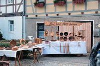 Peter Blei auf dem 31. Kunstmarkt in Friedrichsrode Bild: Peter Blei auf dem 31. Kunstmarkt in Friedrichsrode