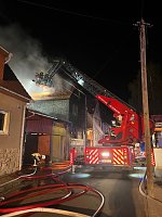Brand in Oberdorla Bild: Brand in Oberdorla