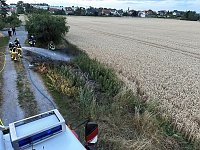 Bild: Fl&auml;chenbrand am Abend