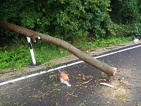 Bild: Sch&auml;den der Unwetter gestern und heute Morgen