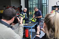 Bild: Th&uuml;ringens Innenminister Georg Maier stellte die Feuerwehrstatistik f&uuml;r das Jahr 2022 in der neuen Feuerwache in Nordhausen vor