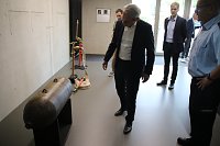 Bild: Th&uuml;ringens Innenminister Georg Maier stellte die Feuerwehrstatistik f&uuml;r das Jahr 2022 in der neuen Feuerwache in Nordhausen vor