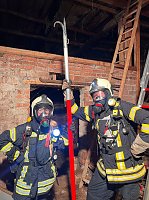 Bild: Scheunenbrand in Obermehler