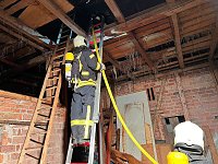 Bild: Scheunenbrand in Obermehler