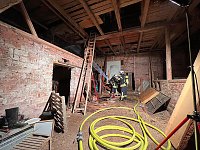 Bild: Scheunenbrand in Obermehler