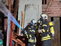 Bild: Scheunenbrand in Obermehler