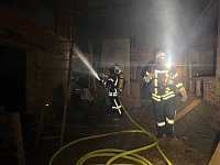 Bild: Scheunenbrand in Obermehler