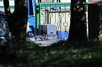 Bild: Polizeieinsatz am Hufhaus