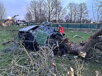 Bild: Schwerer Unfall auf der B249 in Rockensu&szlig;ra