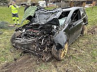 Bild: Schwerer Unfall auf der B249 in Rockensu&szlig;ra