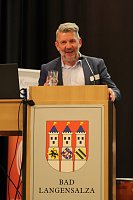 Landrat des Unstrut Hainich-Kreises, Thomas Ahke, beim Neujahrsempfang im KKZ in Bad Langensalza Bild: Landrat des Unstrut Hainich-Kreises, Thomas Ahke, beim Neujahrsempfang im KKZ in Bad Langensalza