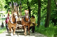 500 Jahre nach dem Bauernkrieg stellen 30 Darsteller in historischen Gewändern den Müntzer-Zug nach und machen Station in Ebeleben Bild: 500 Jahre nach dem Bauernkrieg stellen 30 Darsteller in historischen Gewändern den Müntzer-Zug nach und machen Station in Ebeleben