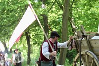 500 Jahre nach dem Bauernkrieg stellen 30 Darsteller in historischen Gewändern den Müntzer-Zug nach und machen Station in Ebeleben Bild: 500 Jahre nach dem Bauernkrieg stellen 30 Darsteller in historischen Gewändern den Müntzer-Zug nach und machen Station in Ebeleben