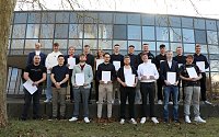 Zeugnisübergabe für die "fertigen" Azubis am Berufsschulcampus in Mühlhausen. Bild: Zeugnisübergabe für die "fertigen" Azubis am Berufsschulcampus in Mühlhausen.