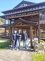 Bild: Besuch der Musiker im Japanischen Garten