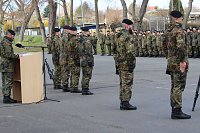 Bild: Verabschiedungsappell von Major Baumbach (Aufkl&auml;rungsbataillons 13 - Standort Gotha) auf dem Jahnplatz in Bad Langensalza