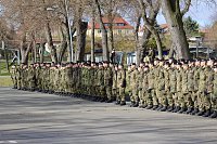 Bild: Verabschiedungsappell von Major Baumbach (Aufkl&auml;rungsbataillons 13 - Standort Gotha) auf dem Jahnplatz in Bad Langensalza